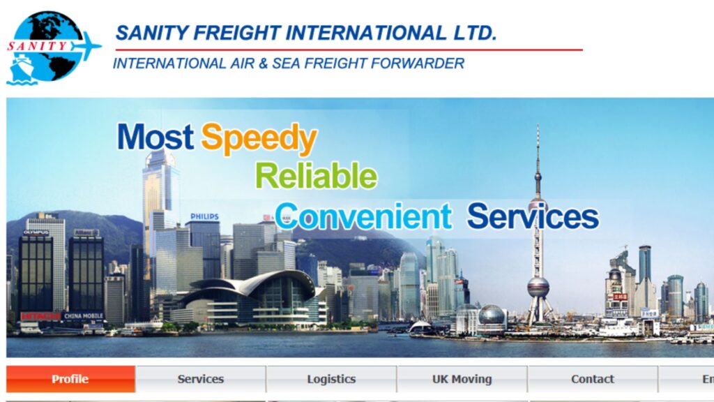 Sanity Freight International (China) - Os 10 principais agentes de frete aéreo da China