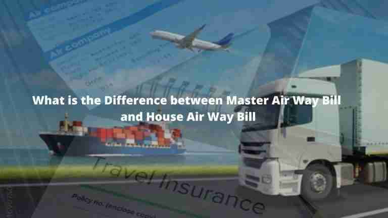 What is the Difference between Master Airway Bill and House AirWay Bill