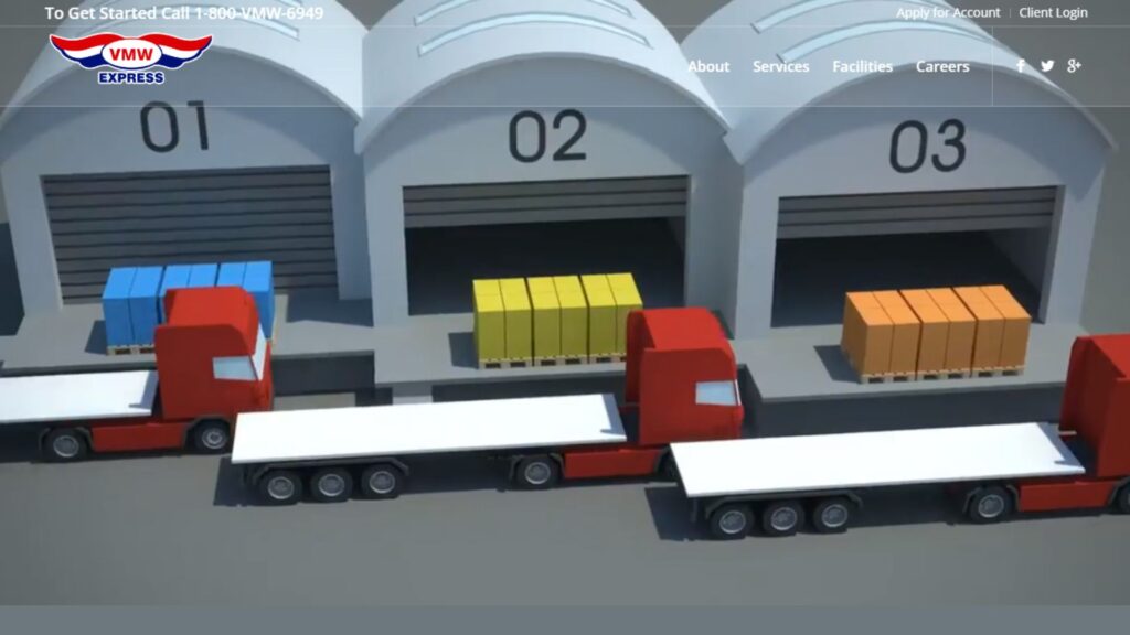 Servicio de transporte de mercancías VMW Express - Virginia