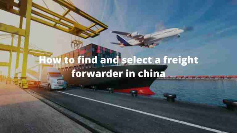 How to Find and Select a Freight Forwarder in China