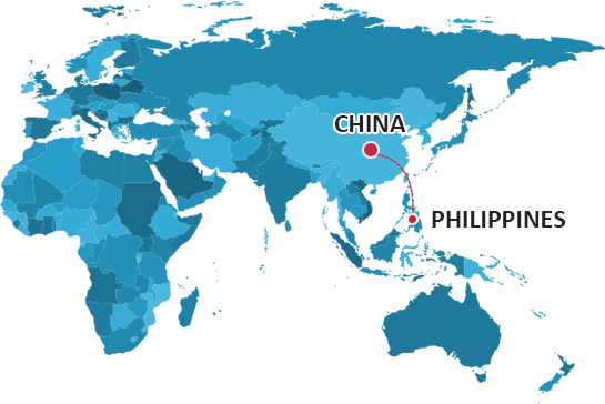 Servicio puerta a puerta de China a Filipinas Servicio puerta a puerta de China a Filipinas