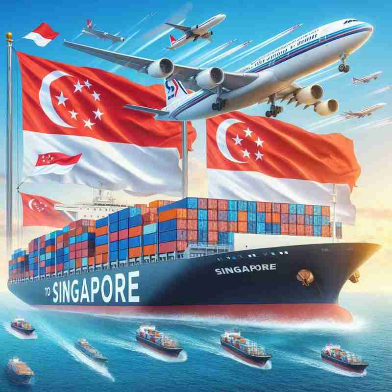Transporte aéreo desde China a Singapur Transporte aéreo desde China a Singapur