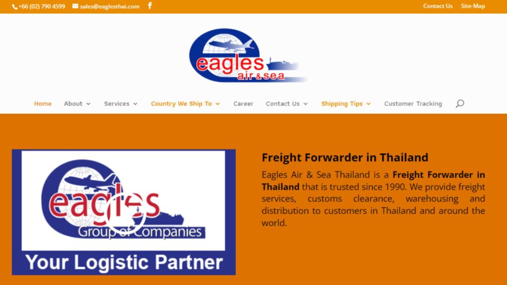 Eagles Air & Sea (Tailândia) Carga